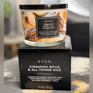 Avon Cinnamon Spice & All Things Nice 3 wick Candle